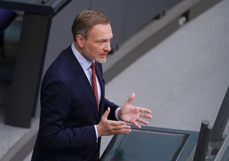 Finanzminister Christian Lindner (FDP)