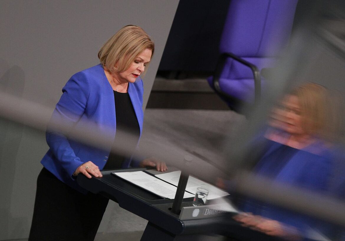 Bundesinnenministerin Nancy Faeser (SPD)