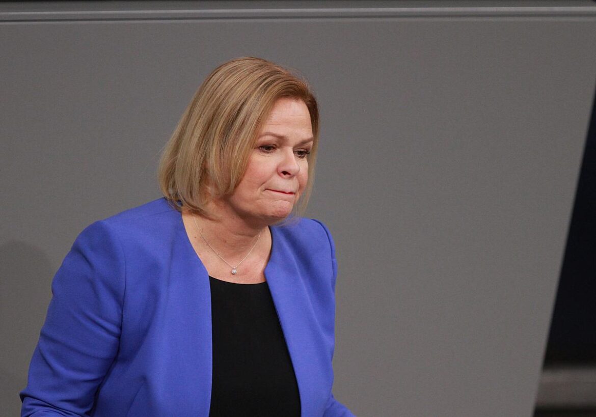Bundesinnenministerin Nancy Faeser (SPD)