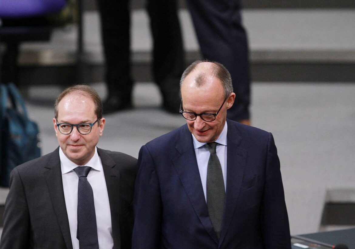 Alexander Dobrindt (CSU) und Friedrich Merz (CDU)