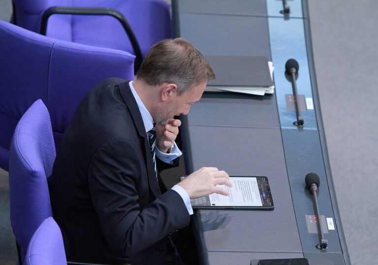 Bundesfinanzminister Christian Lindner (FDP)