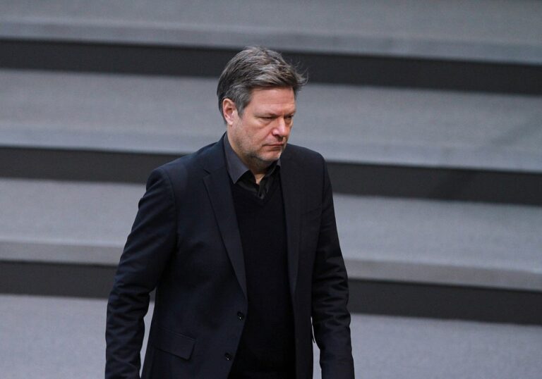 Bundeswirtschaftsminister Robert Habeck (Grüne)