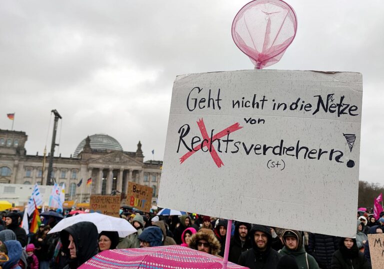 Demo gegen rechts
