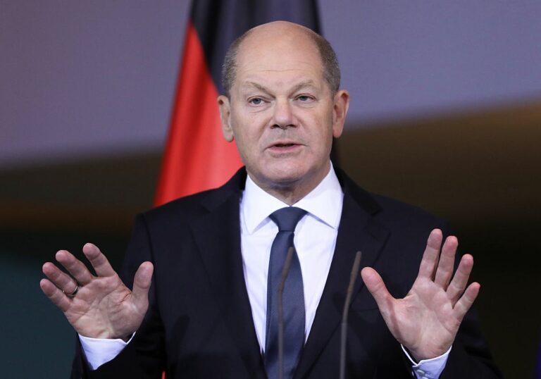 Bundeskanzler Olaf Scholz (SPD)