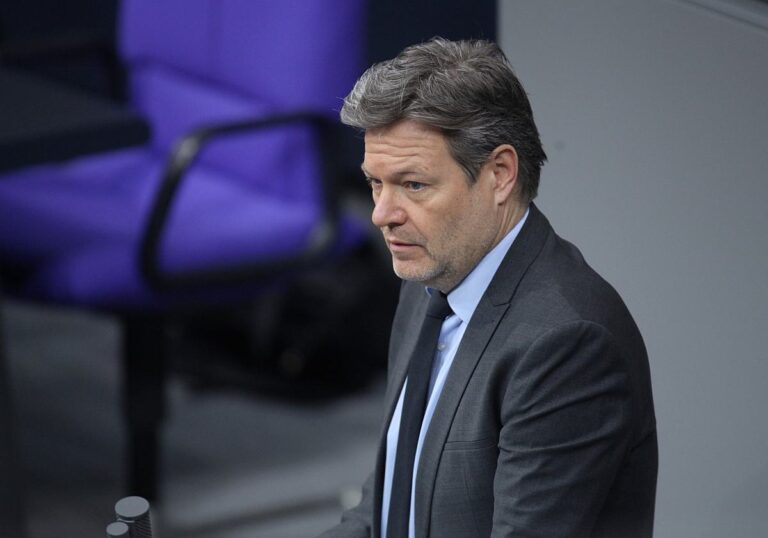 Bundeswirtschaftsminister Robert Habeck (Grüne)