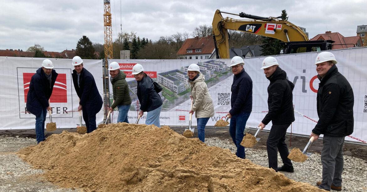 Spatenstich in der Großen Eversheide