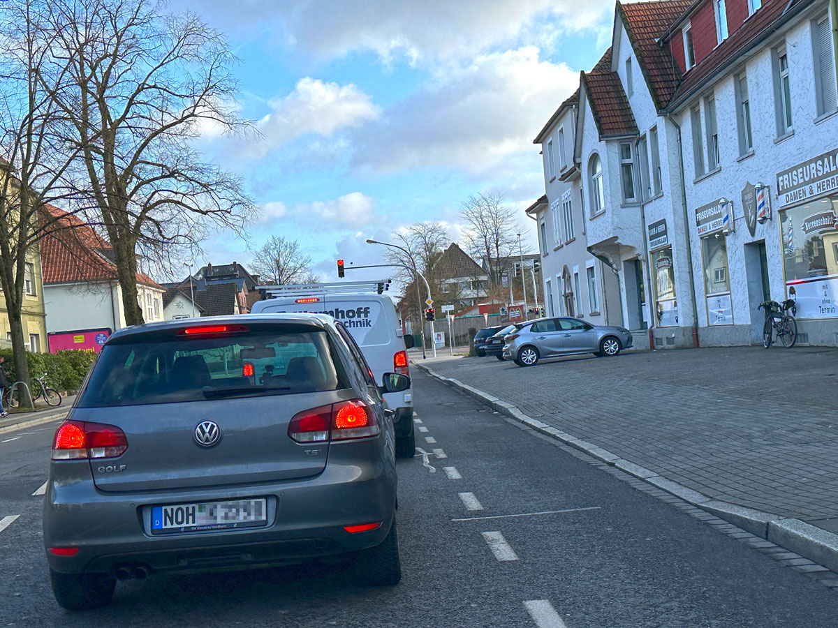 Stau auf der Natruper Straße