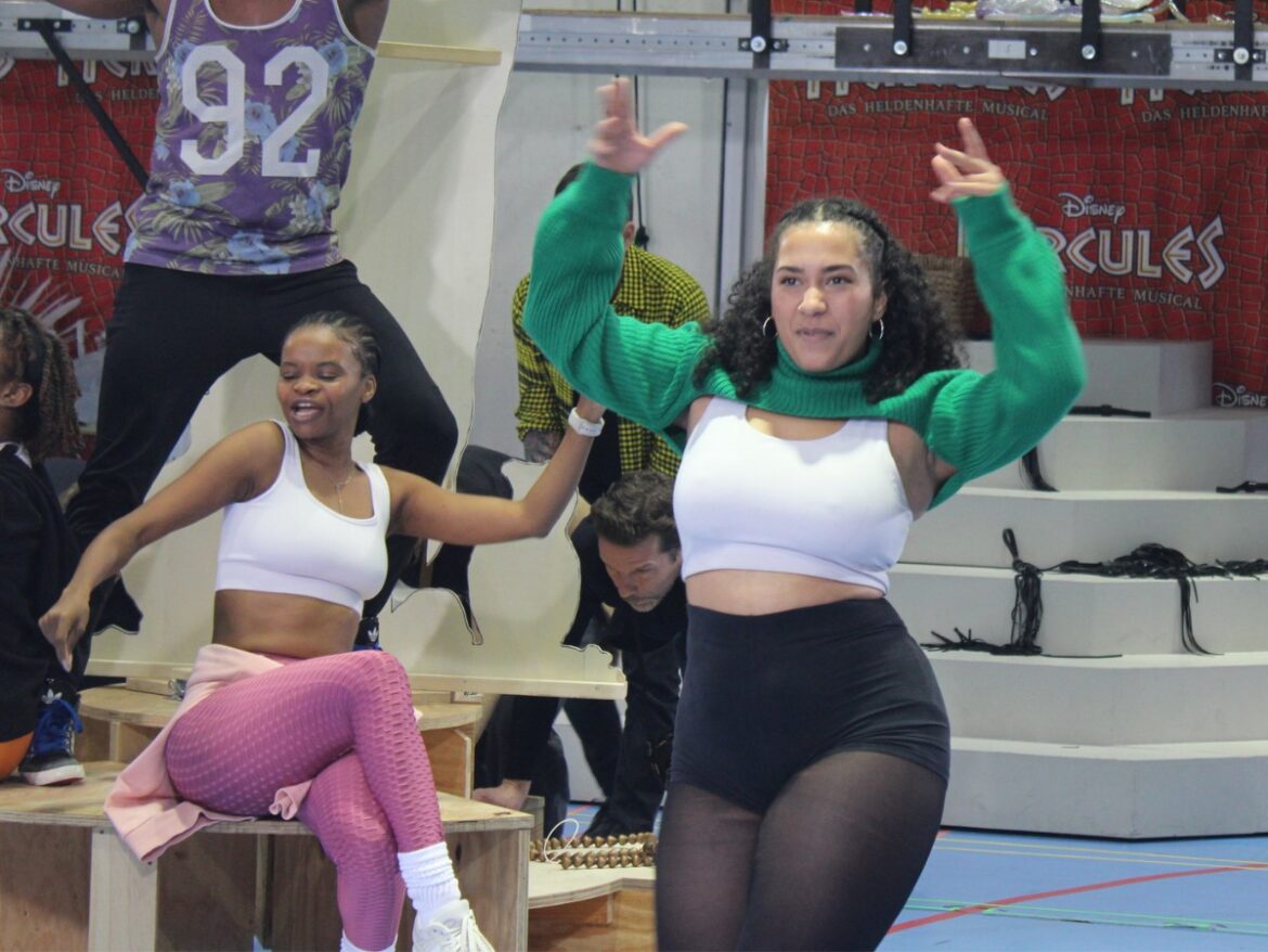 UZOH probt in Hamburg für Disneys Hercules. / Foto: Dominik Lapp