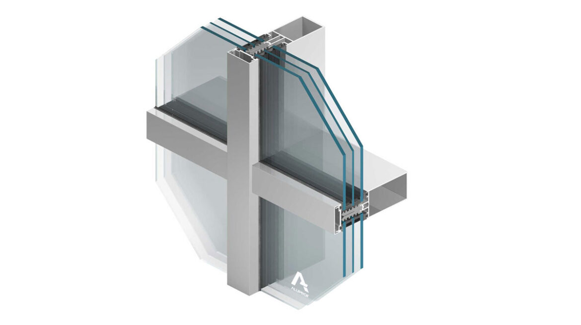 Glasfassaden-Bauteil