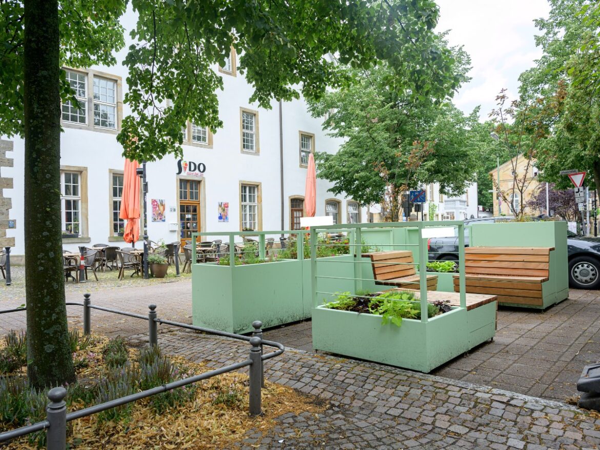 Mobiler Stadtgarten / Foto: Hermann Pentermann