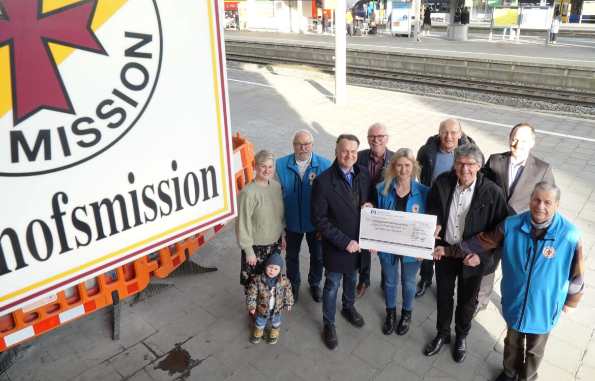 Spende an Bahnhofsmission