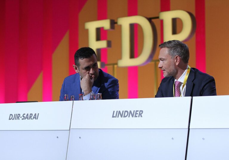 Bijan Djir-Sarai und Christian Lindner (FDP)