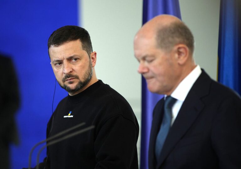Slenskyj und Scholz