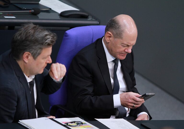 Scholz (SPD) und Habeck (Grüne)