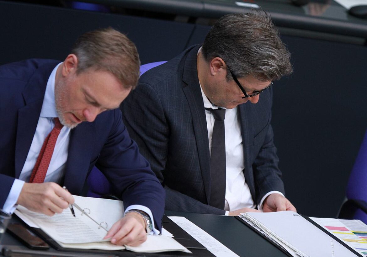 Christian Lindner (FDP) und Robert Habeck (Grüne)