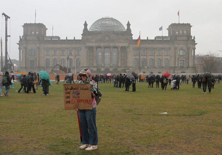 Demo gegen rechts