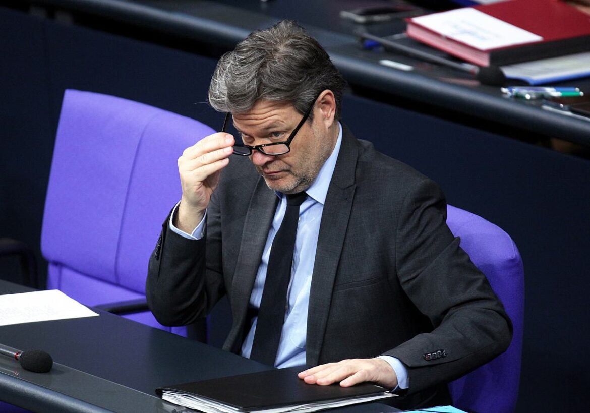 Bundeswirtschaftsminister Robert Habeck (Grüne)
