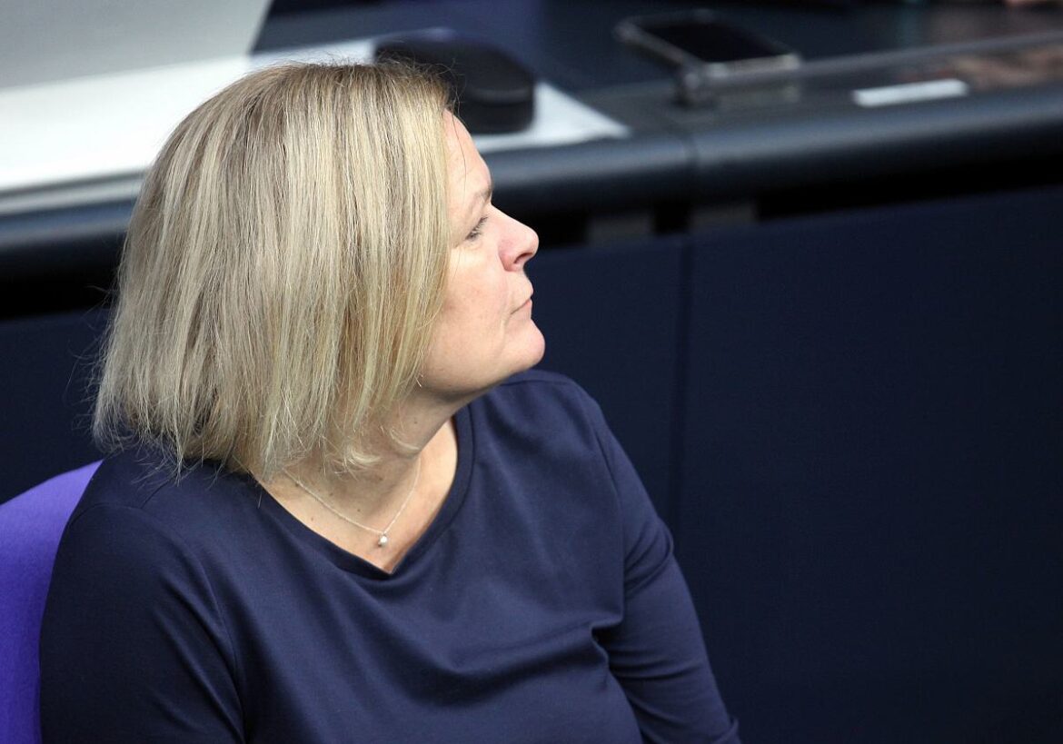 Bundesinnenministerin Nancy Faeser (SPD)