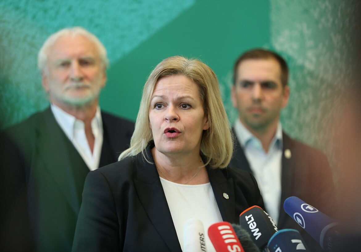 Bundesinnenministerin Nancy Faeser (SPD)