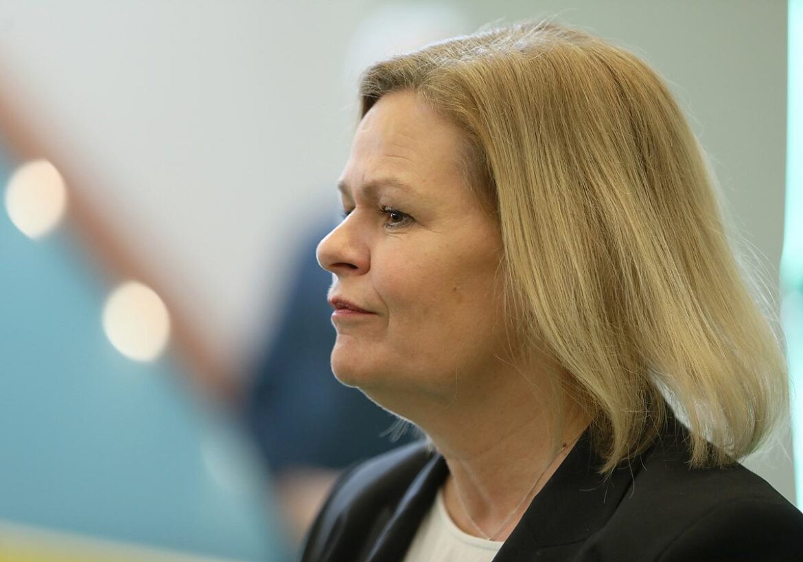 Bundesinnenministerin Nancy Faeser (SPD)