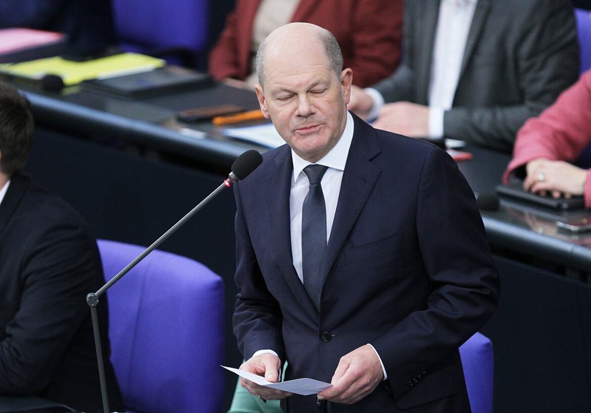 Bundeskanzler Olaf Scholz (SPD)