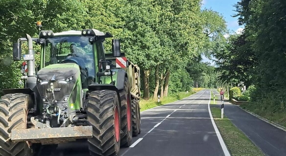 Radweg zwischen Ankum und Kettenkamp im Landkreis Osnabrück