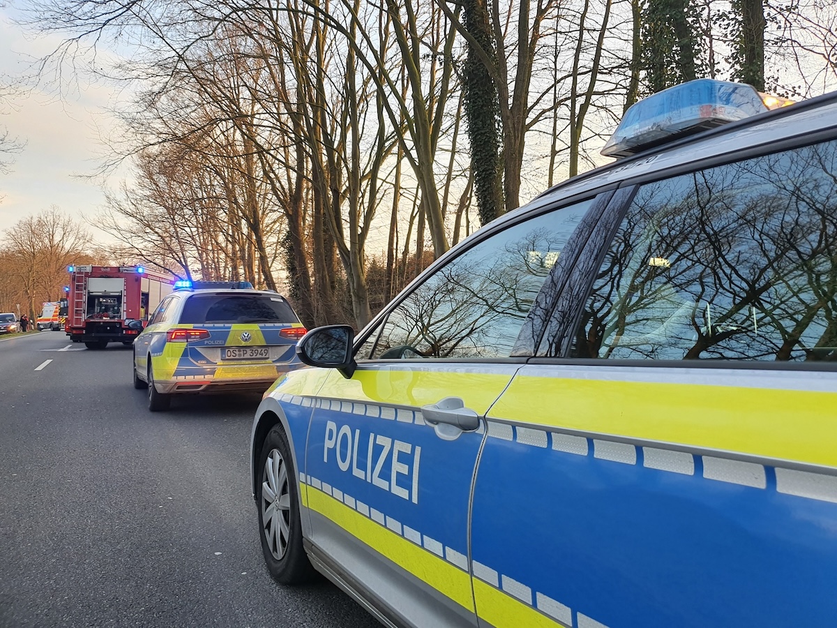 Die Bundesstraße 68 war für die Unfallaufnahme gesperrt
