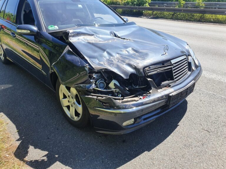 Unfall auf A30. / Foto: Heiko Westermann
