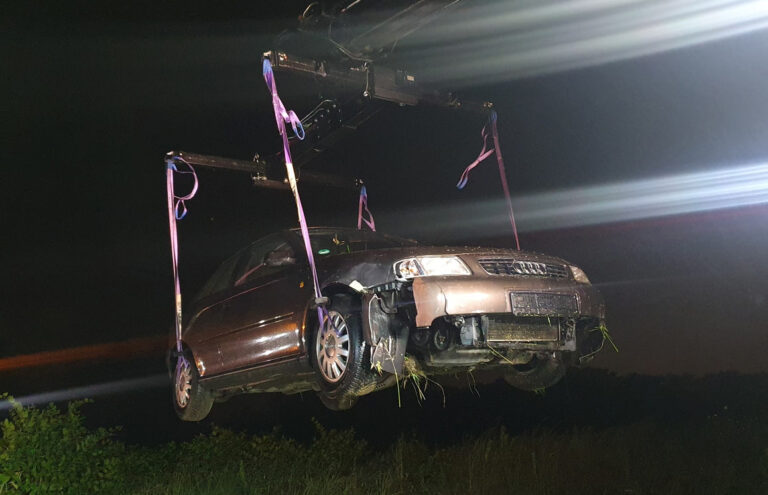 Umfall im Autobahnkreuz Osnabrück-Süd (24.05.2025)