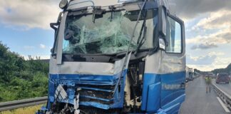 Unfall mit vier LKW. / Foto: Heiko Westermann