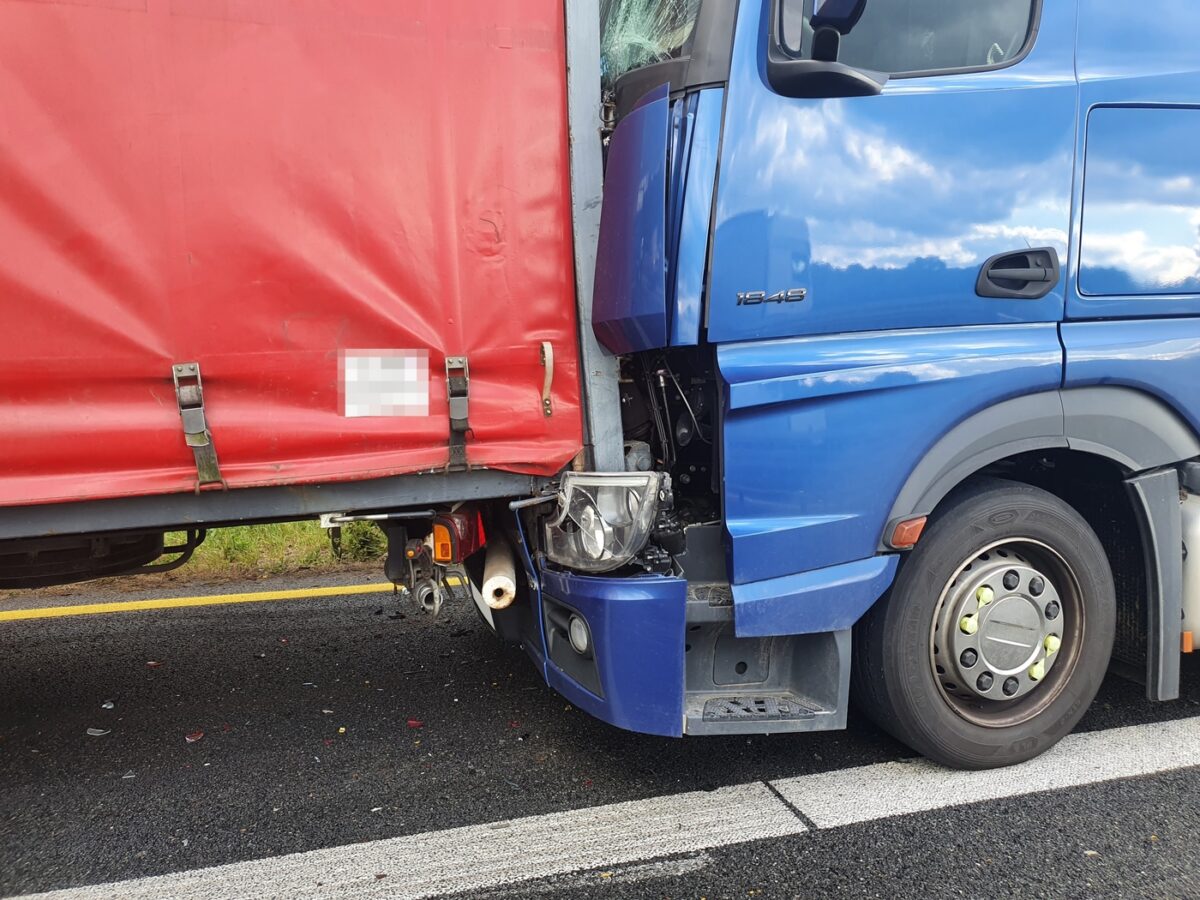 Unfall mit vier LKW. / Foto: Heiko Westermann