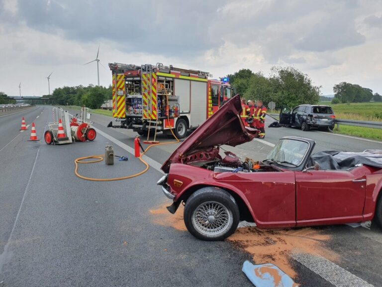 Auffahrunfall auf der A1