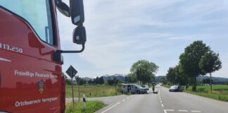Unfall auf der B51 bei Bohmte. / Foto: Heiko Westermann