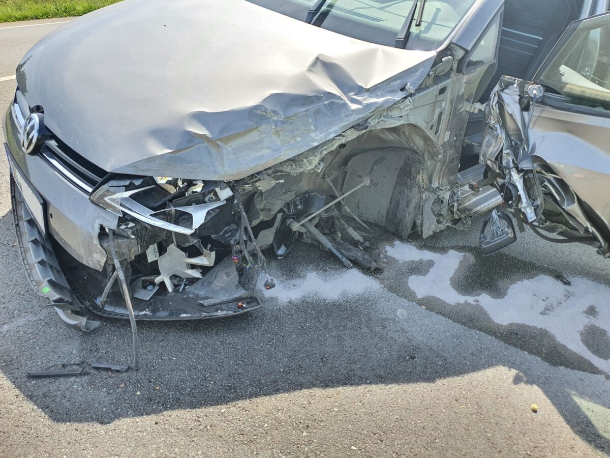 Unfall auf der B51 bei Bohmte. / Foto: Heiko Westermann