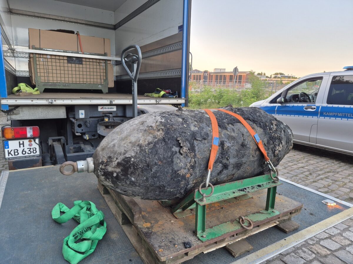 Bombenräumung am 1. Juli 2025