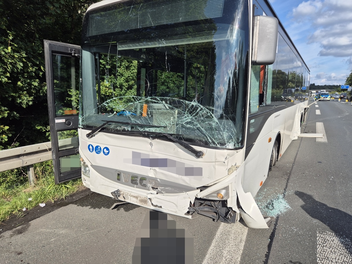 gestohlener Bus bei Ibbenbüren