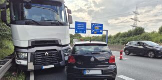 Unfall auf A30