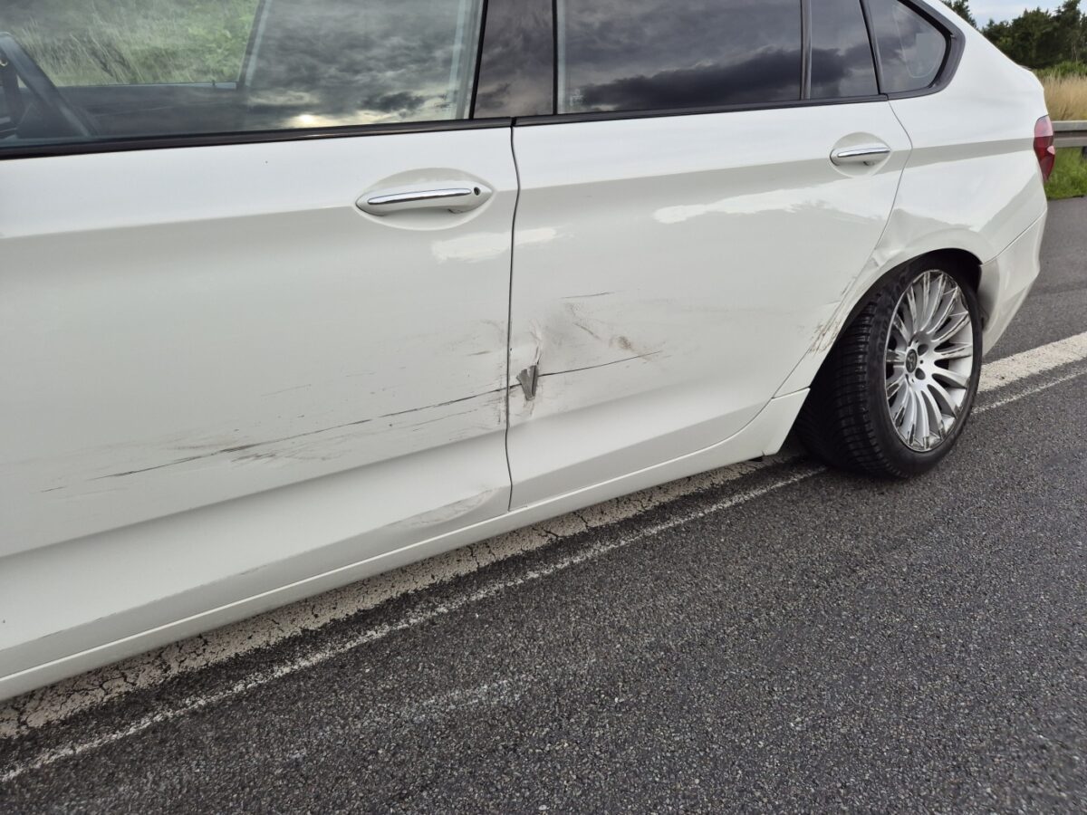 Unfall auf A33. / Foto: Heiko Westermann