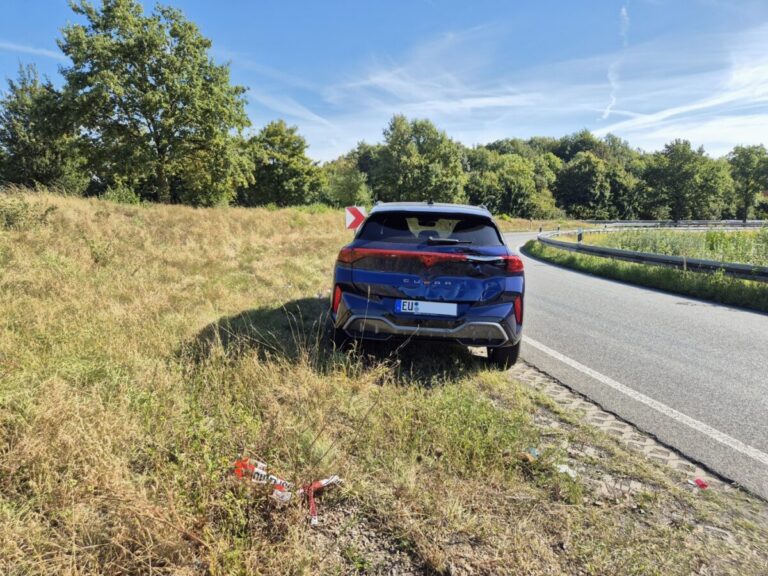 Unfall im Autobahnkreuz OS-Süd. / Foto: Heiko Westermann