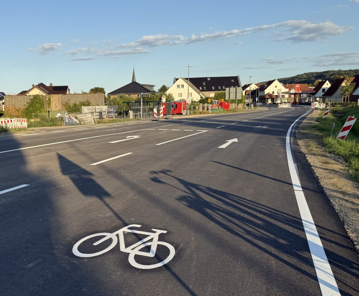 Radpiktogramm in Bissendorf. / Foto: Gemeinde Bissendorf