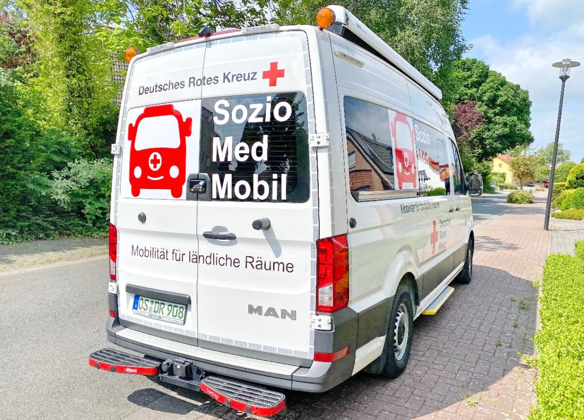 Mit dem Sozio-Med-Mobil unterstützt der DRK-Ortsverein Bissendorf seit zwei Jahren in ihrer Mobilität eingeschränkte Bissendorferinnen und Bissendorfer. / Foto: Gemeinde Bissendorf