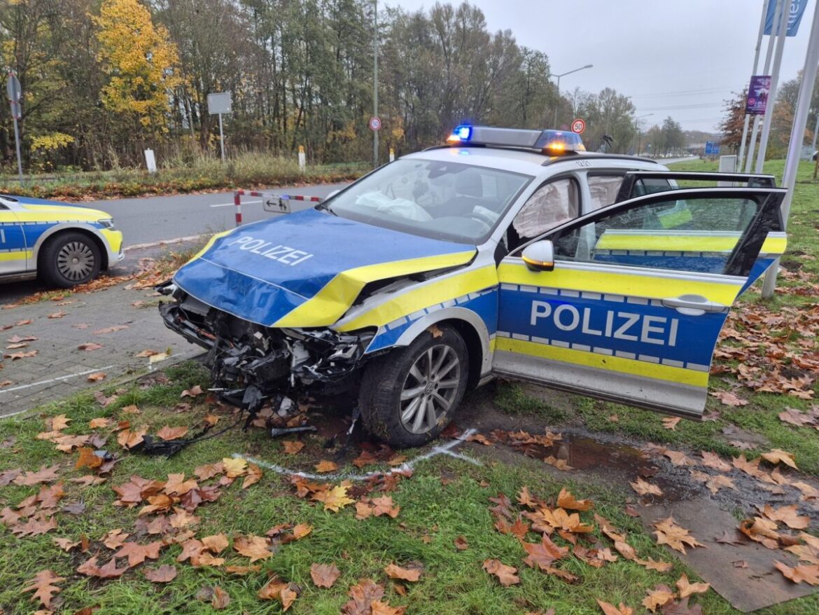 Kollision mit Streifenwagen auf Hannoverscher Straße in Osnabrück