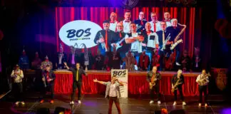 Auftritt der Band BOS - Brass on Spass bei der Herrensitzung im Alando Palais