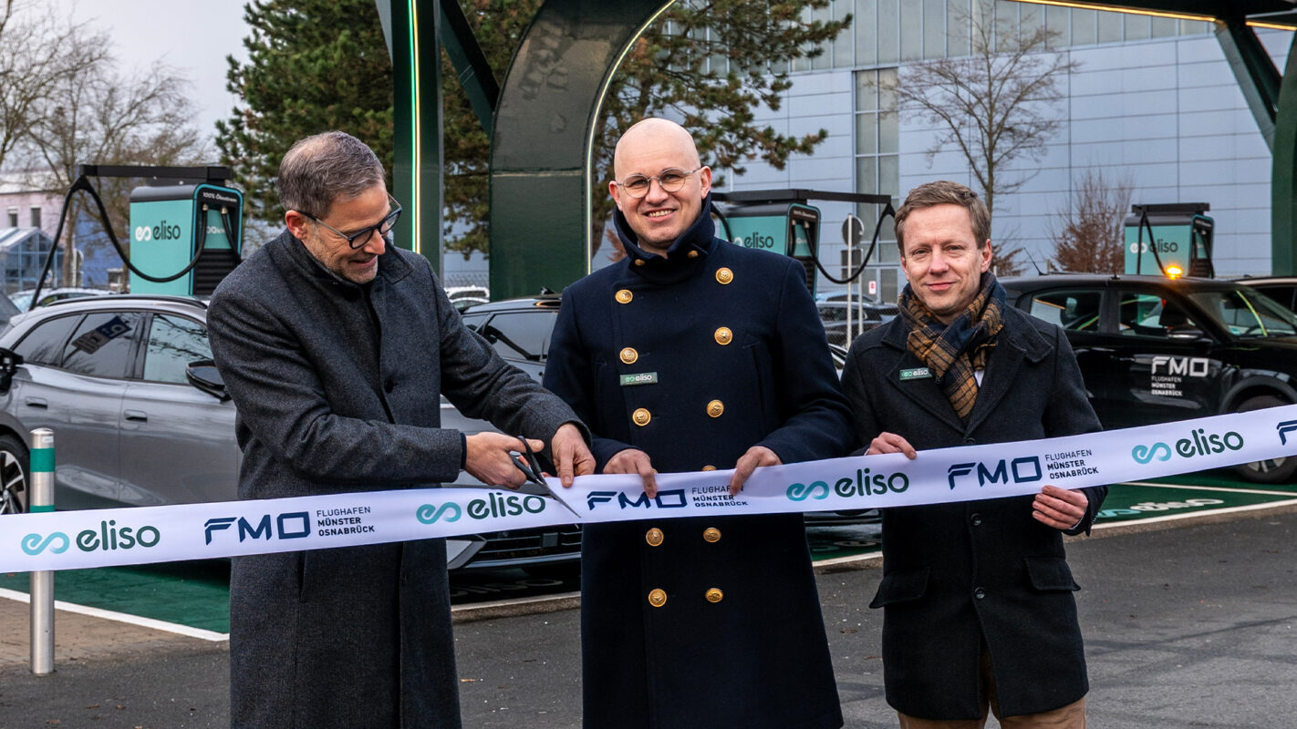 Von links: Andrés Heinemann (angehender Geschäftsführer des FMO), Niels Alexander Christ (CEO, eliso), Robert Straube (CEO, eliso) / Foto: eliso