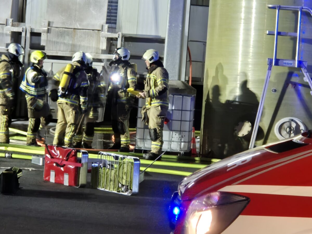 Feuerwehr im Einsatz.