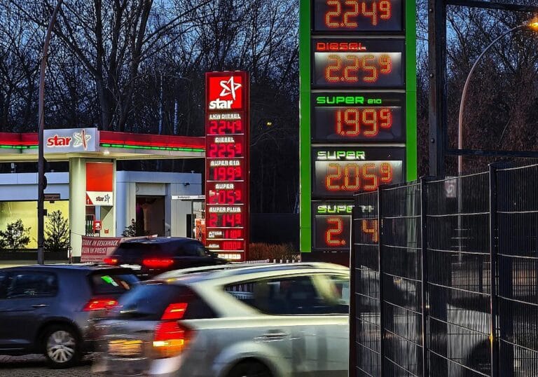 Tankstelle am