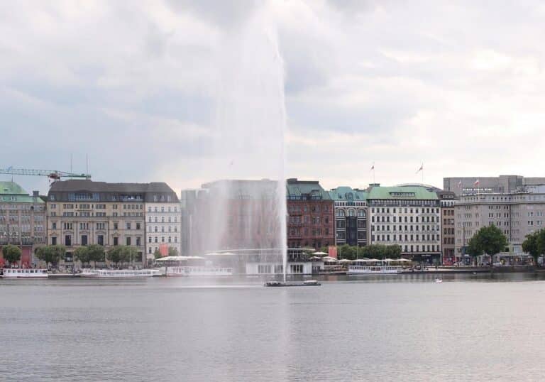 Fontäne an