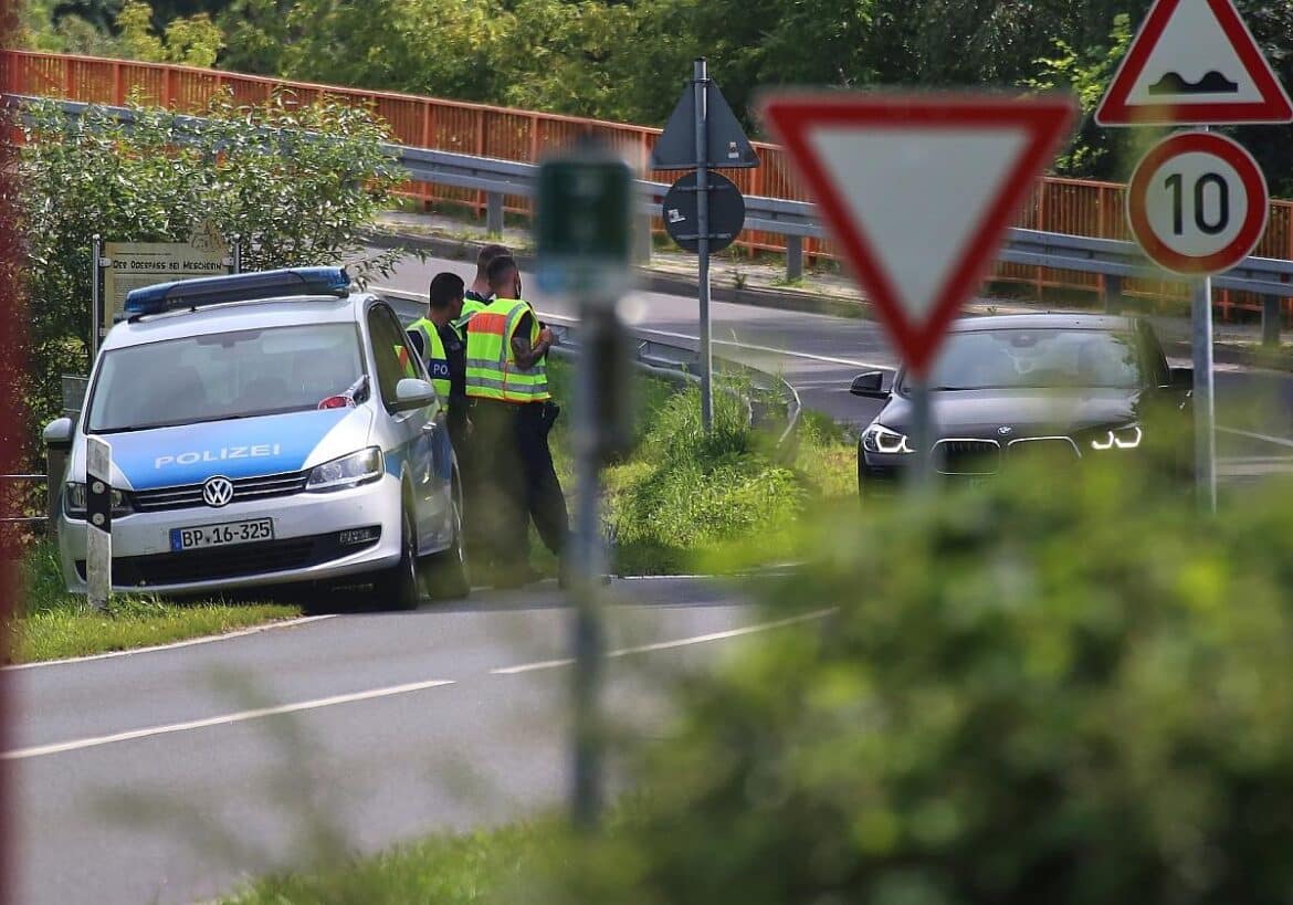 Verkehrskontrolle an