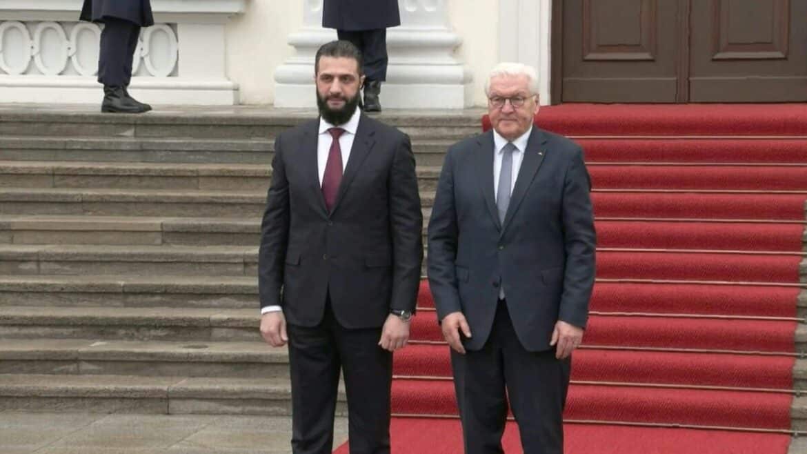 Syrischer Präsident al-Sharaa zu Besuch in Berlin