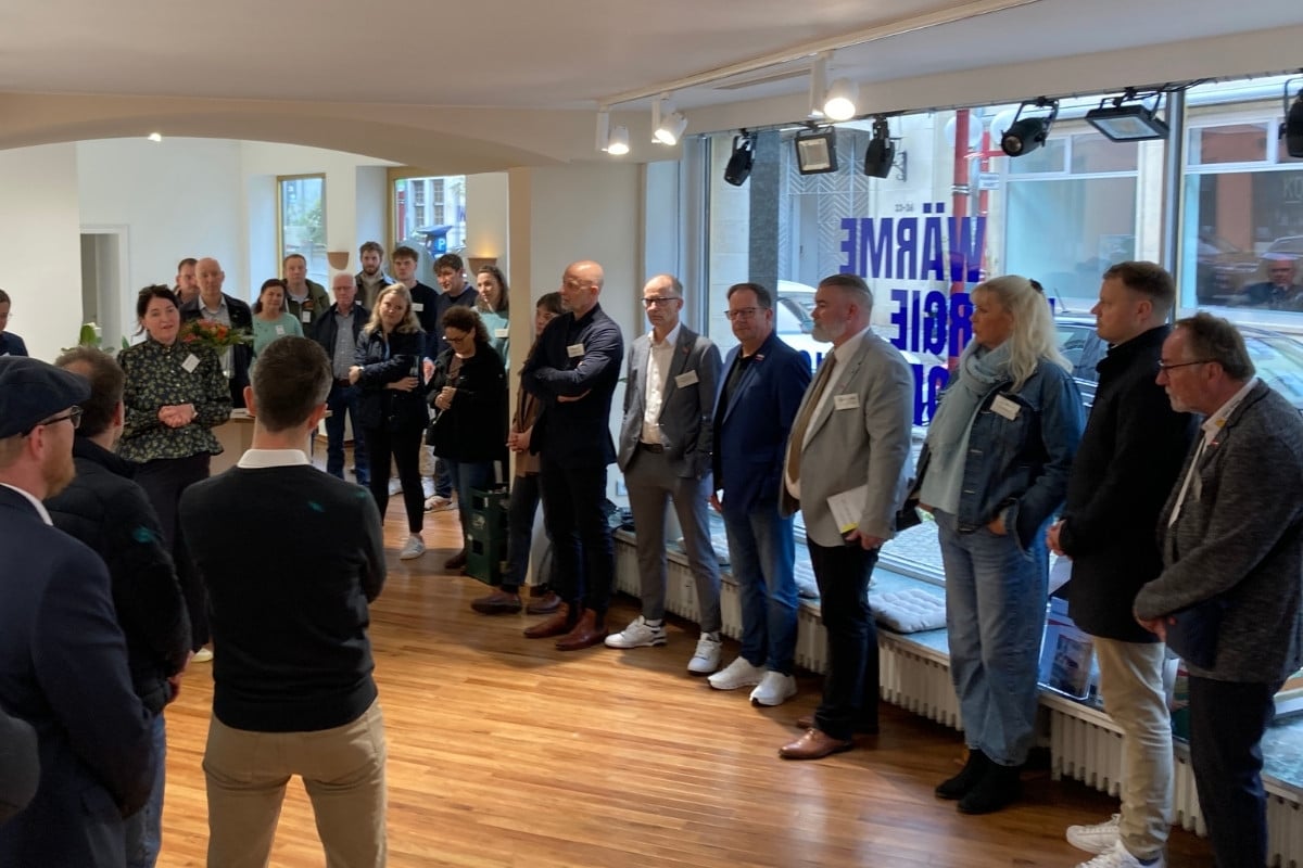 Eröffnung des Energie- und Wärmeinformationszentrums. / Foto: Dominik Lapp